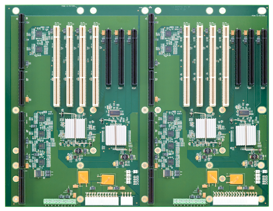 BP2S6929 Two Segment PCI Express Backplane