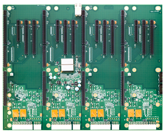 BP4FS6890 Four Segment PCI Express Backplane